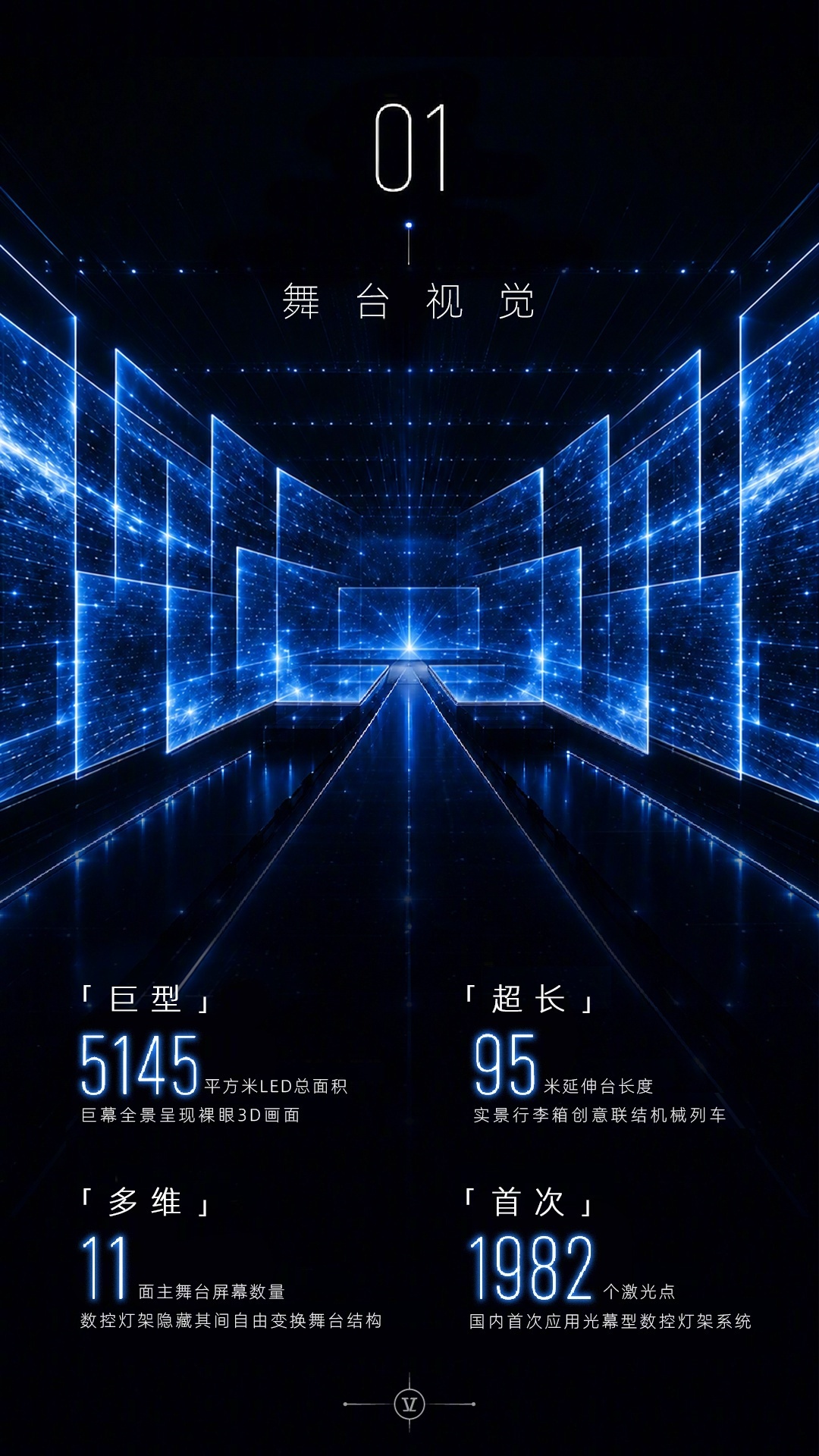张杰[超话]张杰演唱会水幕张杰水幕开场太美了，巨型行李箱漫天水幕倾泻如下，再加上