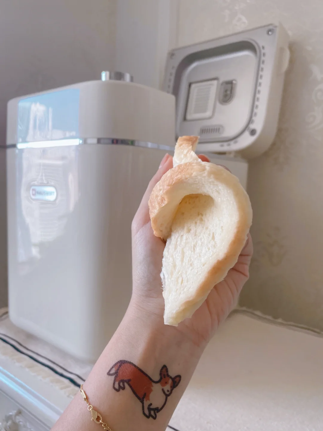低糖豆乳吐司🍞乖乖，柔软Q弹～面包机版