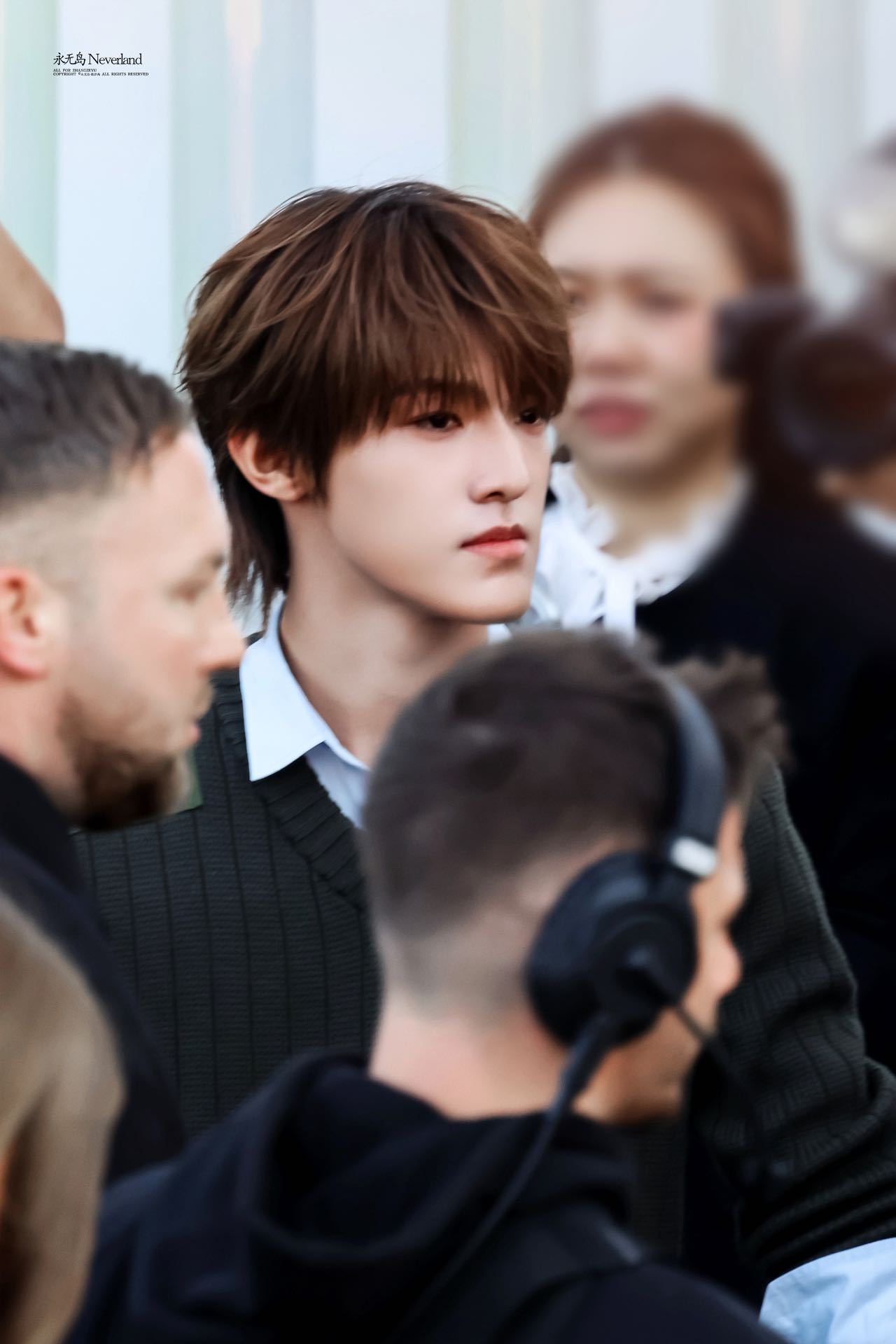 张泽禹高智感少年具象化prada大秀米兰时装周张泽禹 ×Prada大秀秀场高智感