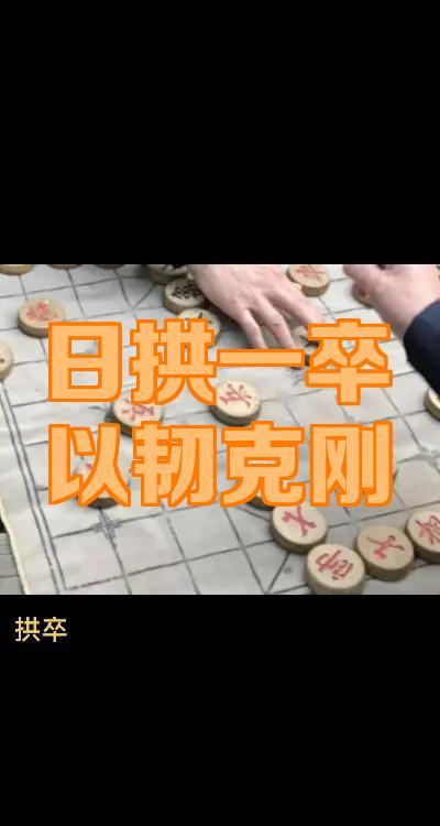 “宁可十年不将军，不可一日不拱卒‌"，意思是：‌最终成就可以缓求，但每日积累之功