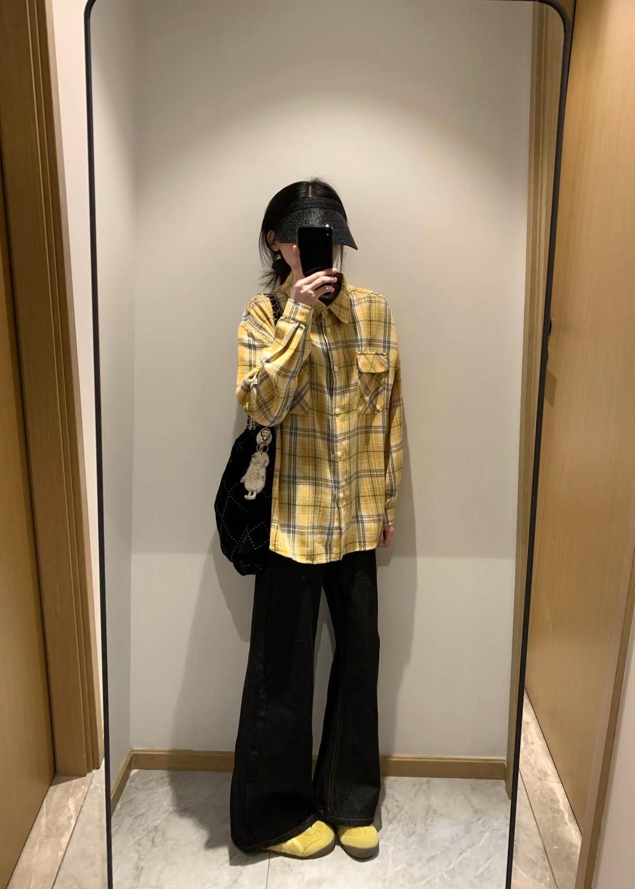 属于衬衫的春天来啦🌼🌿。浅交个春季穿搭作业吧 开春搭配 开春衬衫 今日穿搭l