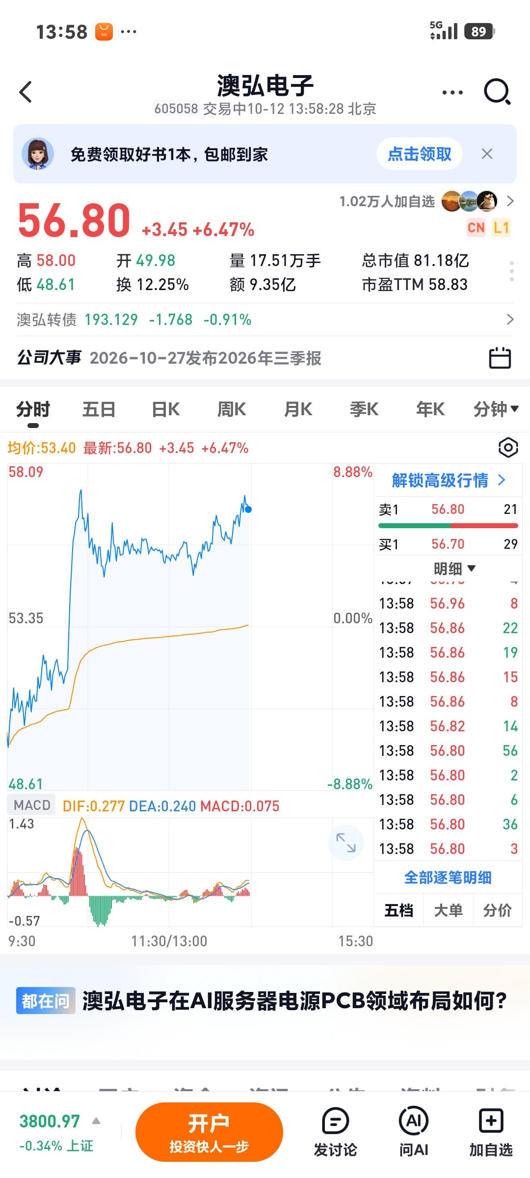 不是涨停就是跌停

       上周五跌停的2只今天貌似要奔现涨停，你心脏受的
