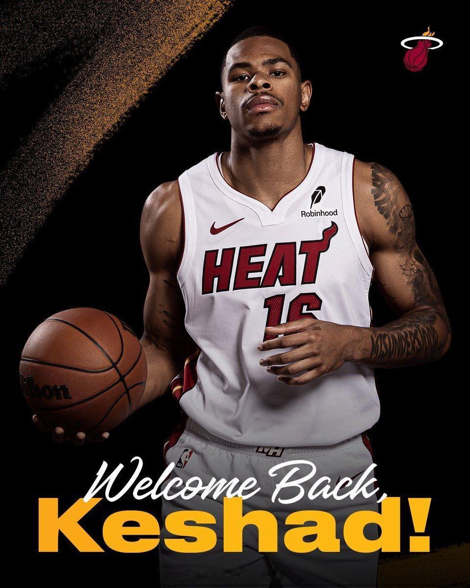热火官宣签下凯沙德约翰逊nba ​​​