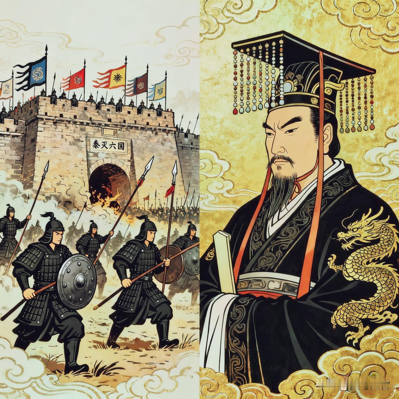 鲸吞六国的秦朝,何以仅存15年? 秦朝鲸吞六国后，却只存在了15年，这背后原因不