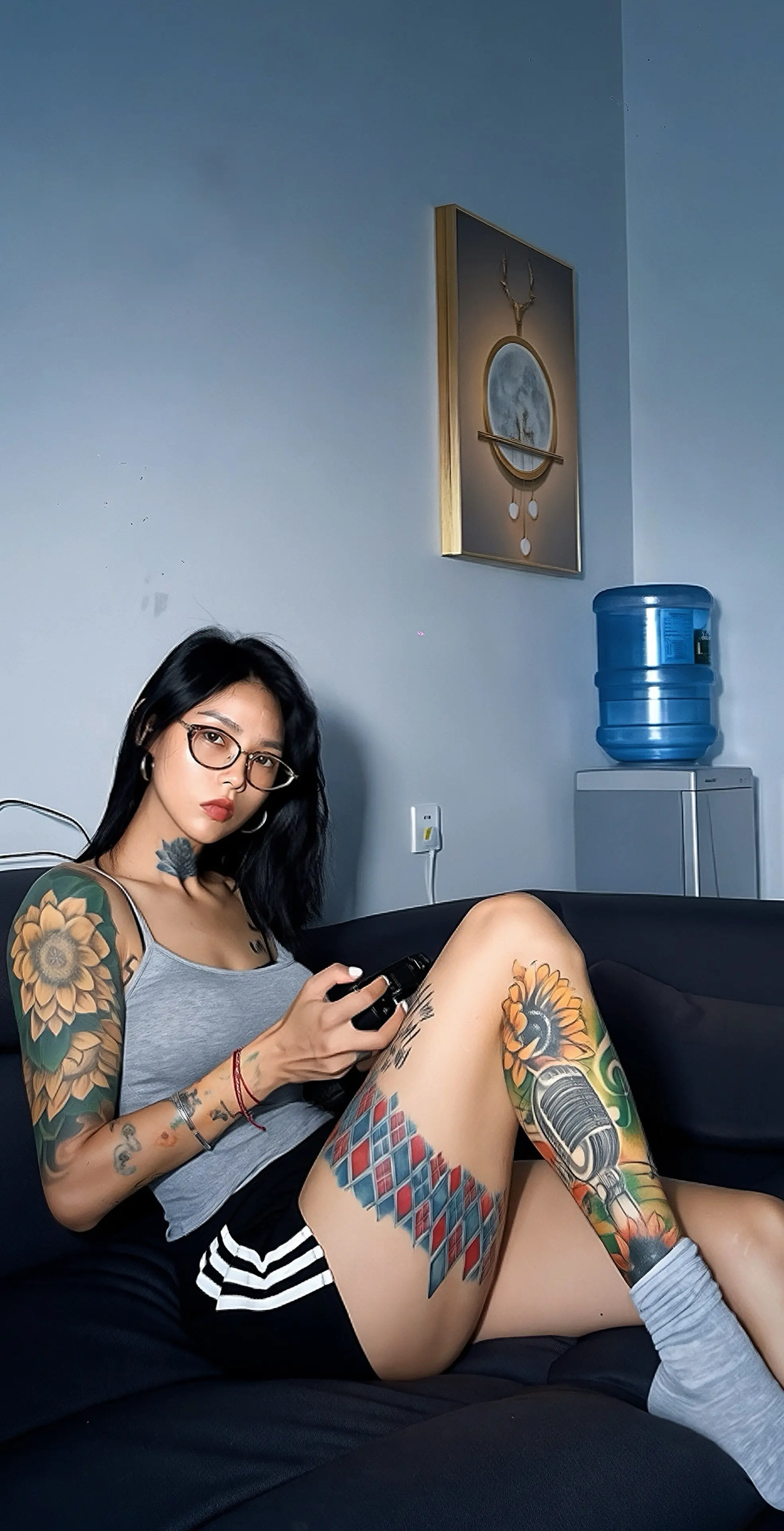 她很厌倦世俗 所以她最讨厌烟酒味