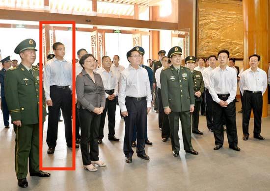 邓小平的孙子邓卓棣

2014年08月20日，在四川广安纪念邓小平诞辰110周年