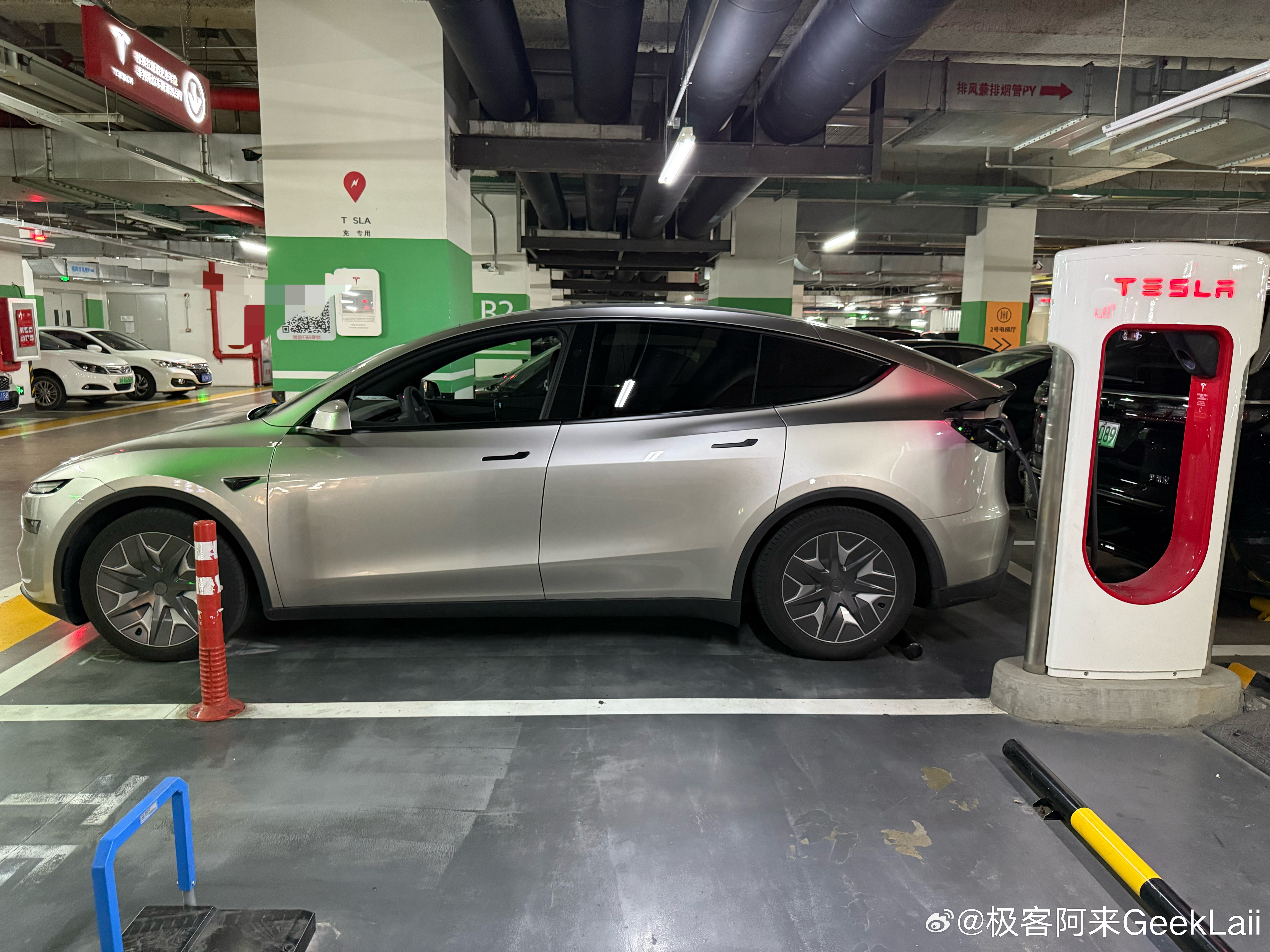 小剧透一下，挺持久400V下的极限了…特斯拉未来肯定是要给3Y上Cybertru