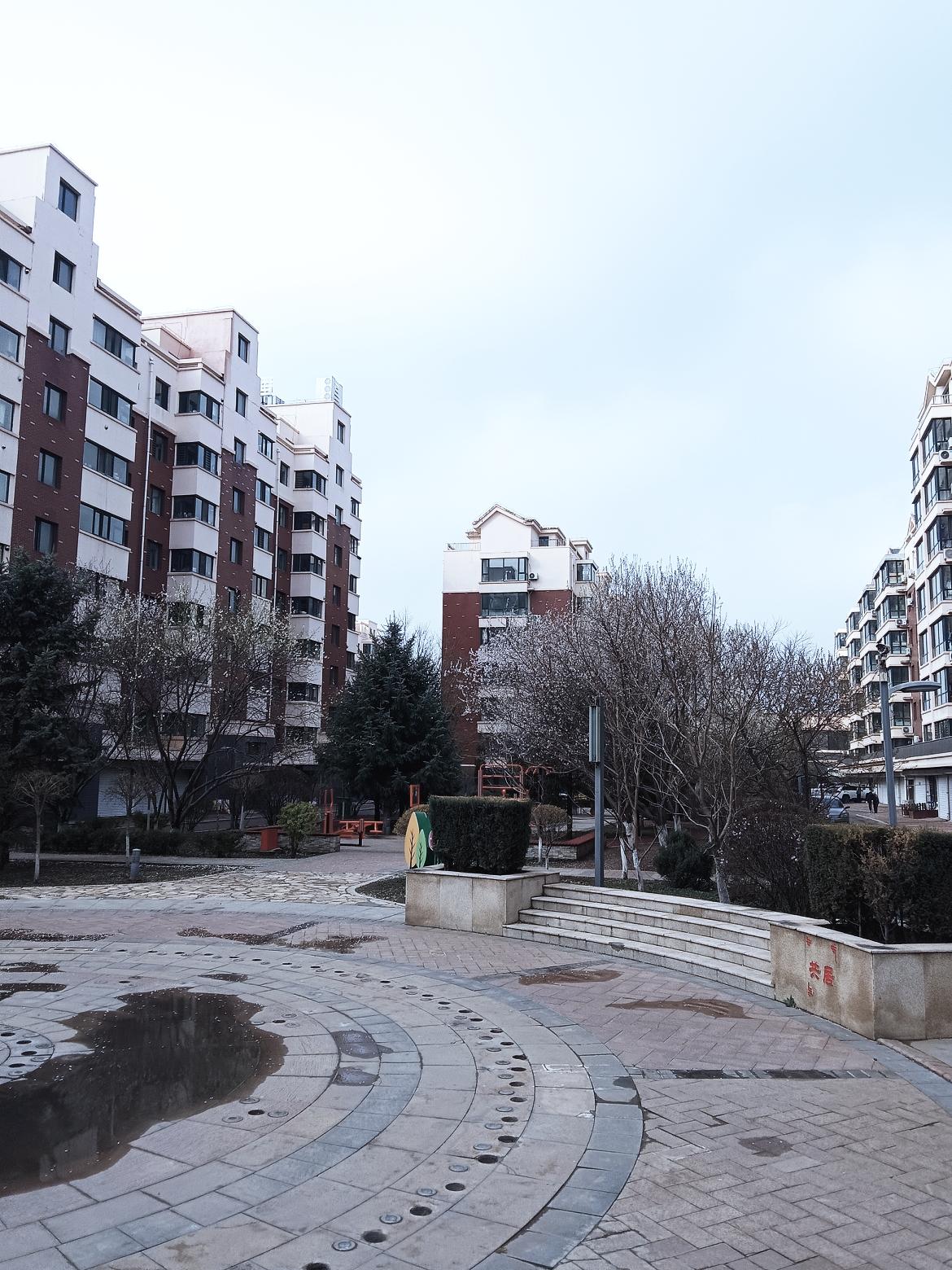 现代都市的静谧角落，绿意盎然，步道蜿蜒，尽享宁静时光。