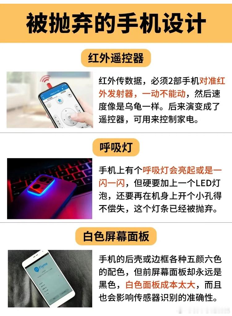 被抛弃的手机设计 ​​​