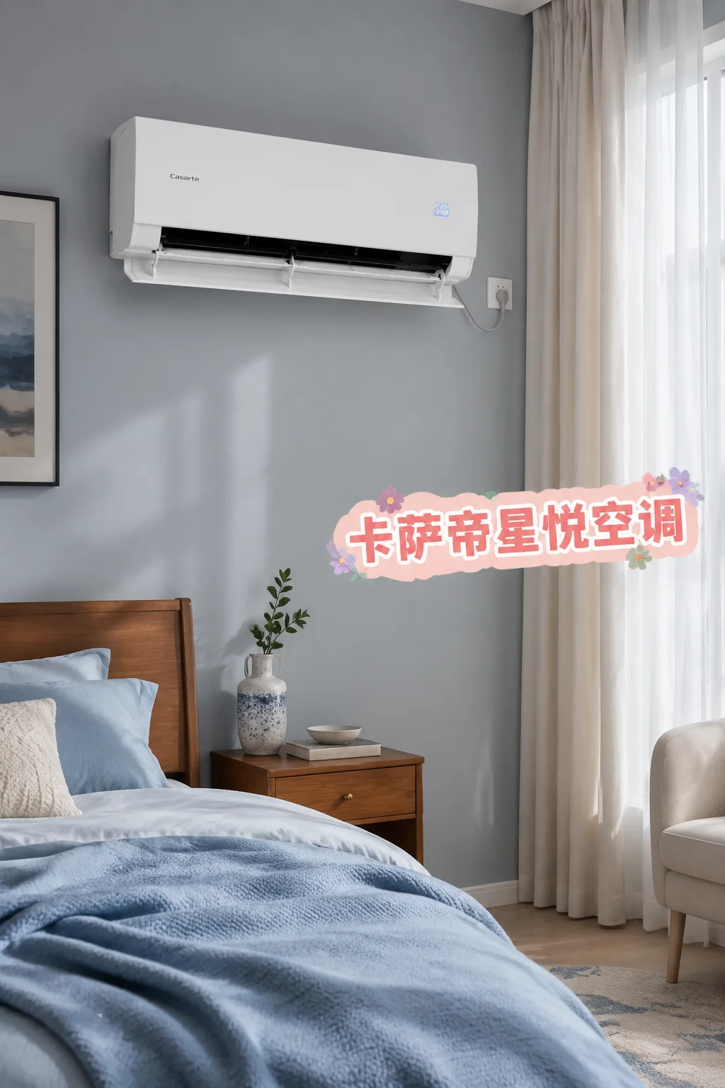 住顶楼西晒的姐妹，这台空调真的能打