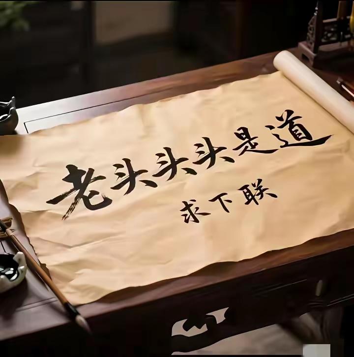 老头头头是道，求下联~~