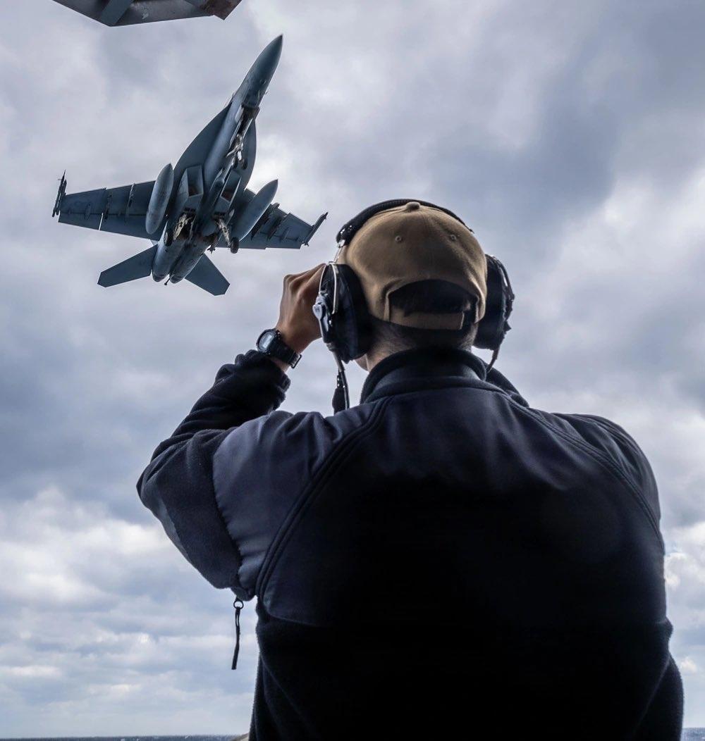 老布什号航舰完成战备训练（大西洋）