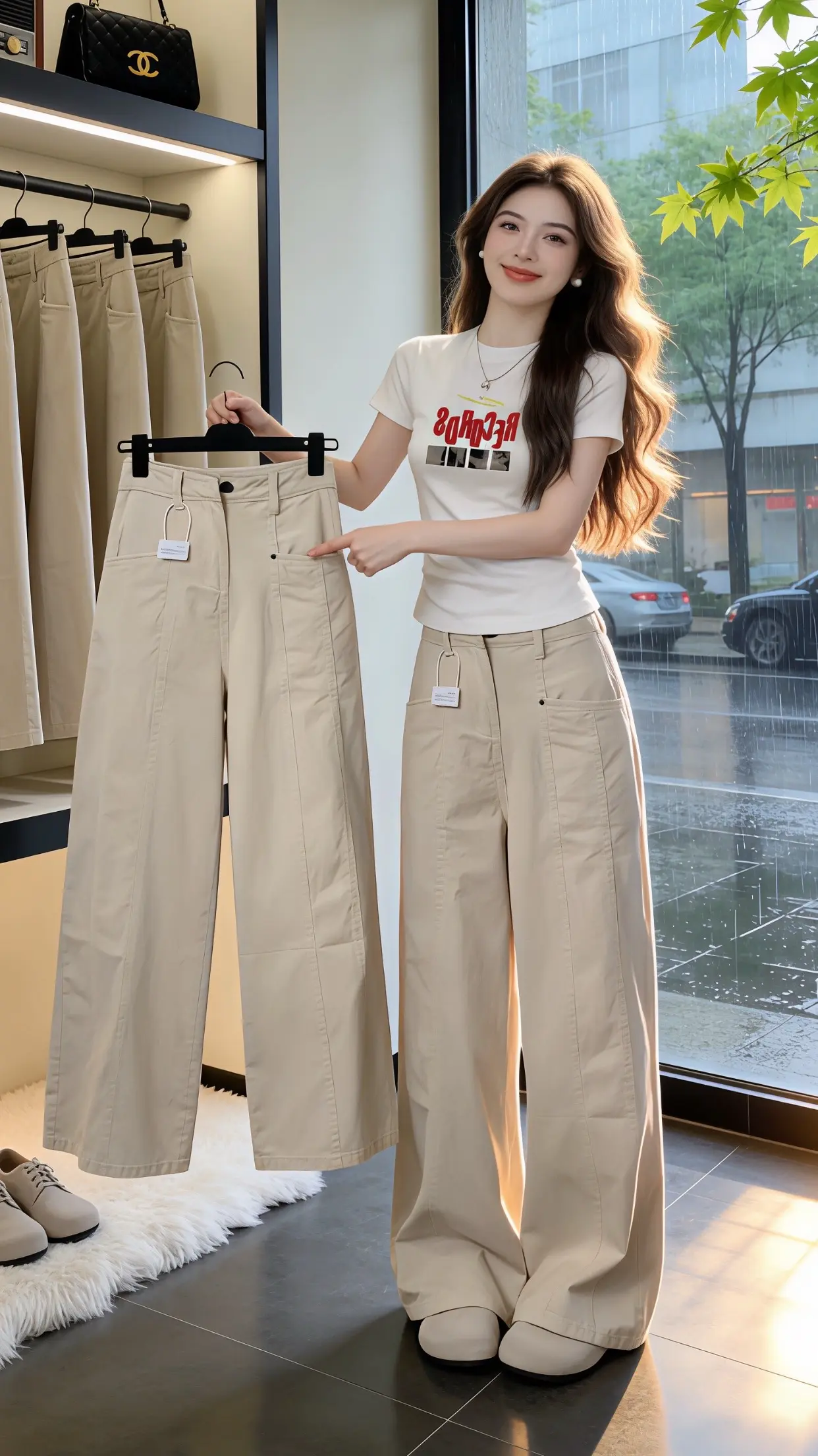 显瘦显高显腿长裤子 百搭神裤人手一条 工装裤女款阔腿裤 穿出自己的风格...