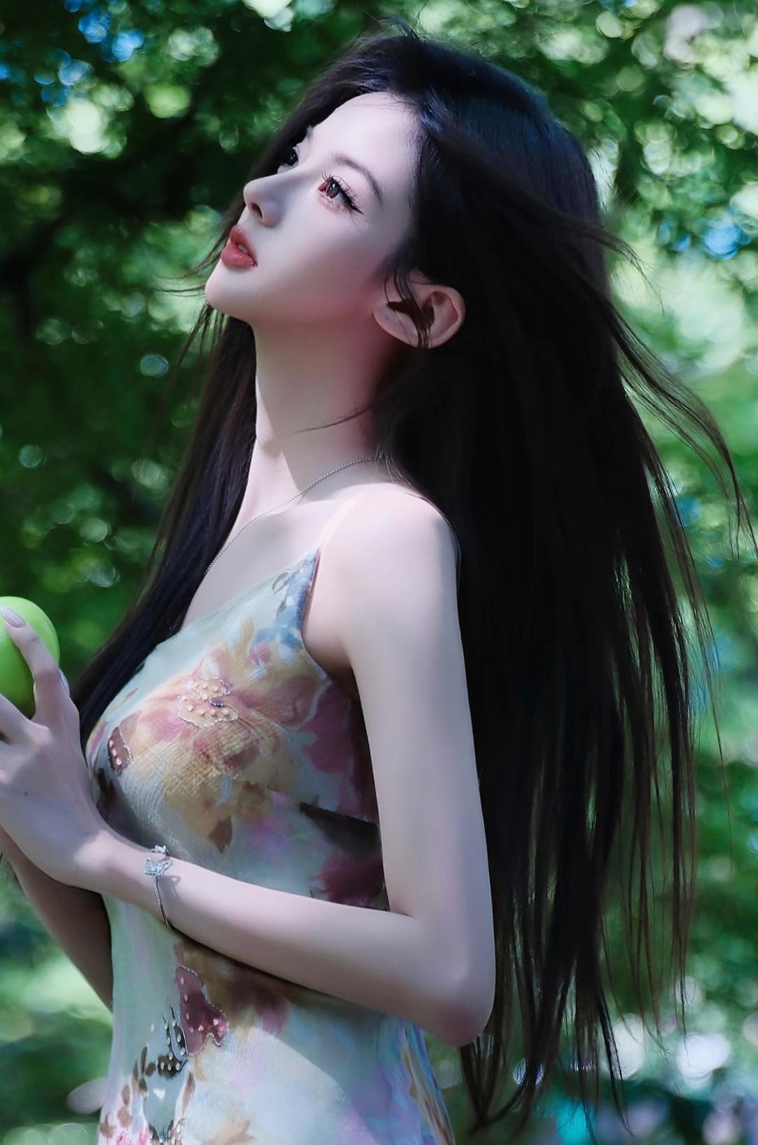 夏日荷塘氛围感穿搭 夏日森系松弛感穿搭 女明星把夏日氛围感拿捏了 少女...