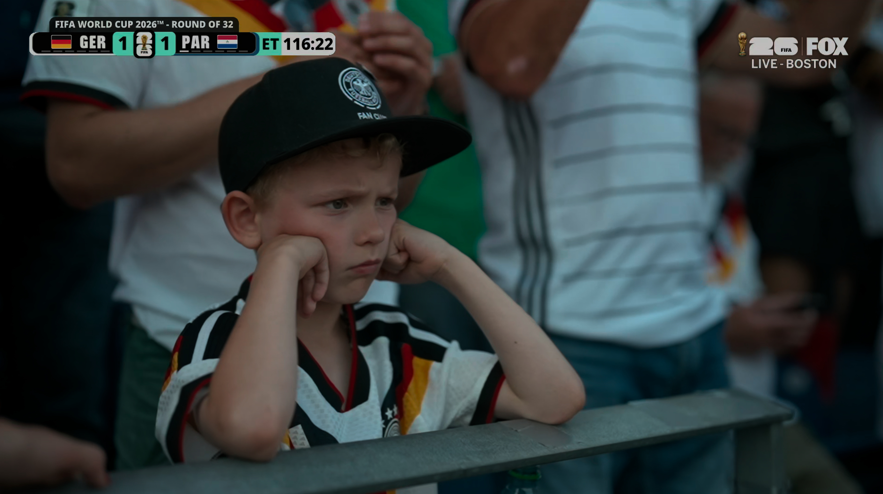 2026国际足联世界杯 32强德国对阵巴拉圭BO1，上半场德国快80%的控球但是