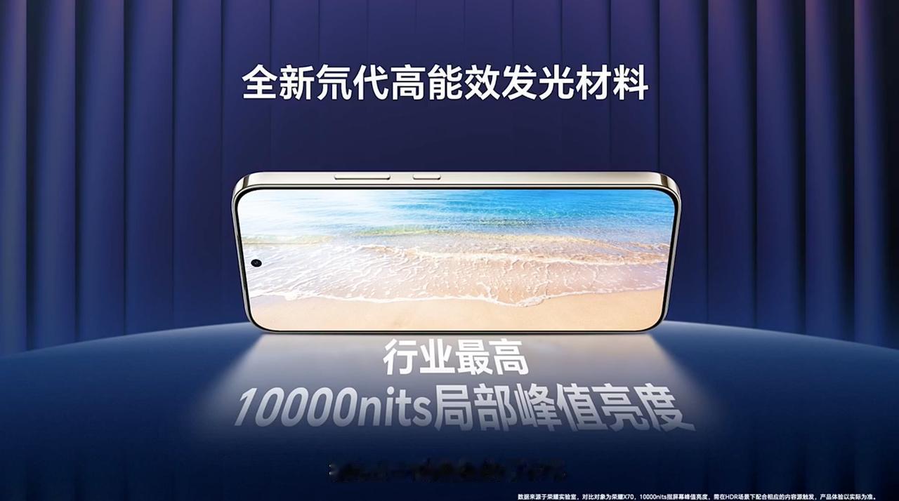 荣耀X80 Pro Max的屏幕亮度居然做到了10000nit！！！
这是，里面
