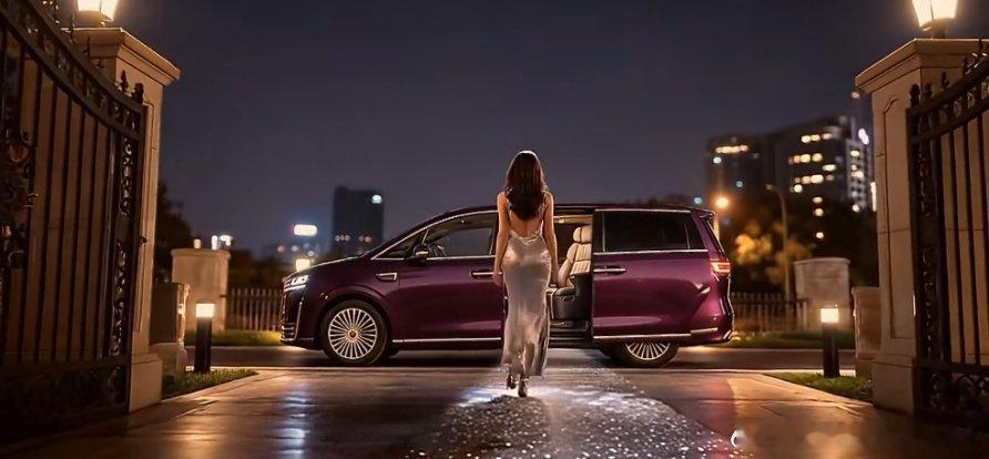 侧向迎宾光毯，而且这么长？这是真的可以实现的技术吗又是黑科技啊智界v9