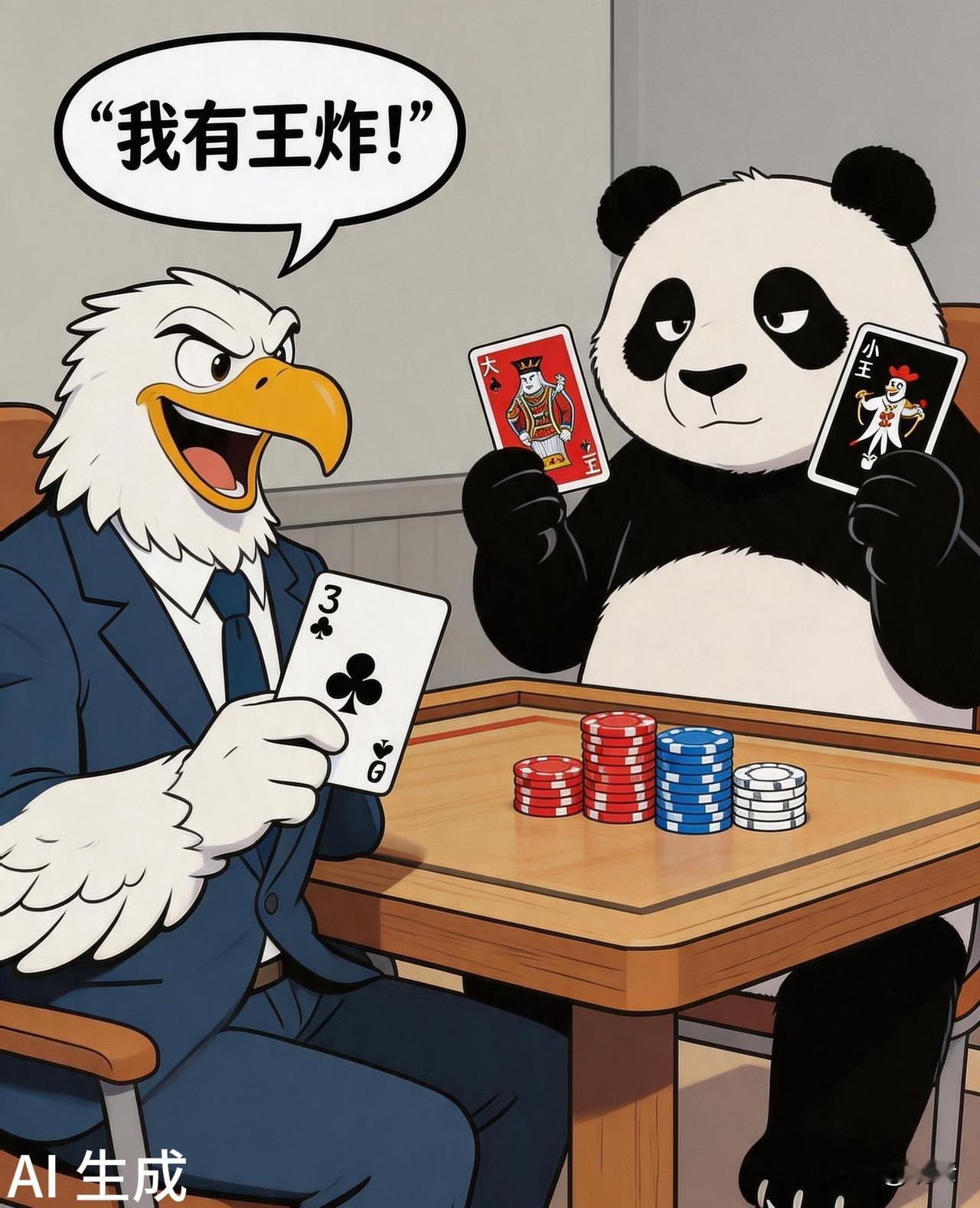 【把♣️3当王炸】
人未到，棒子先到。这是美国的一贯做法。
口口声声说要来，谁都