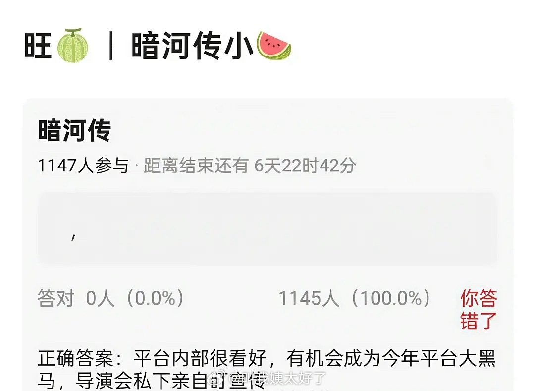 龚俊《暗河传》的repo：平台内部很看好，有机会成为平台黑马。更期待了[点赞] 