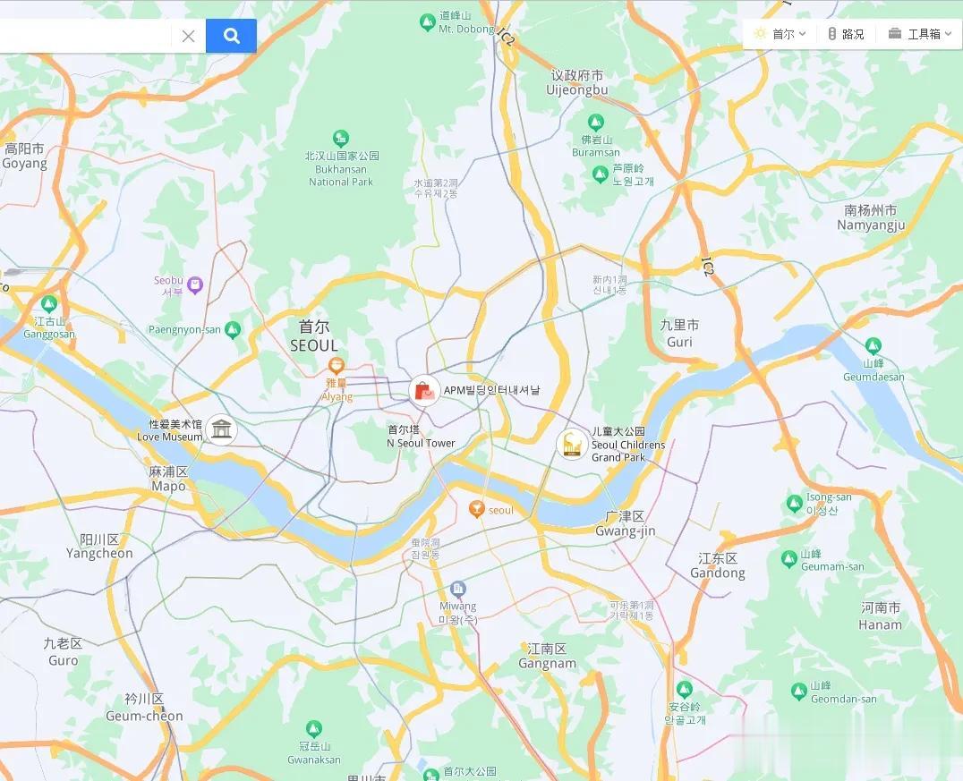 亚洲五大城市的地铁线路图