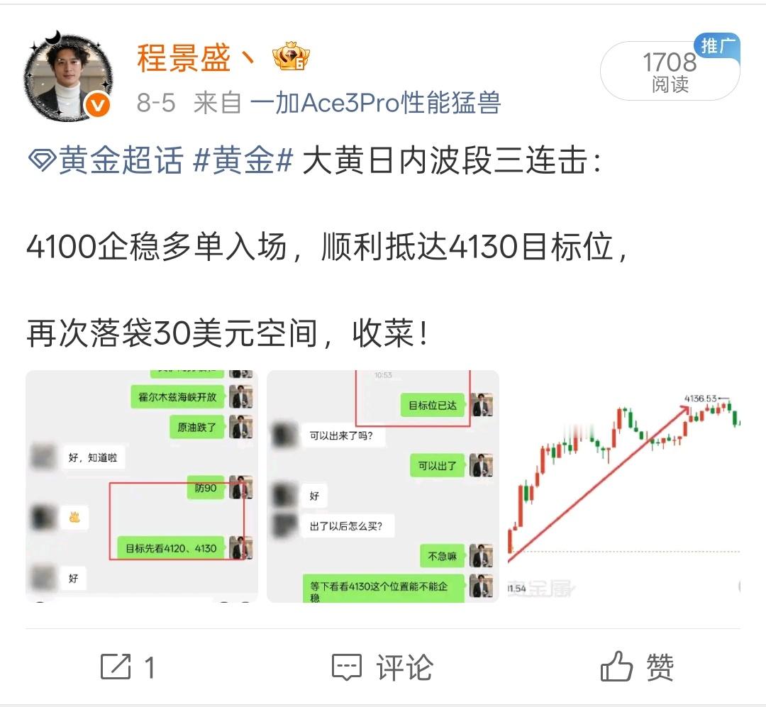 8月5日黄金迎来双重利好强势反弹，霍尔木兹海峡局势缓和叠加ADP数据大幅不及预期