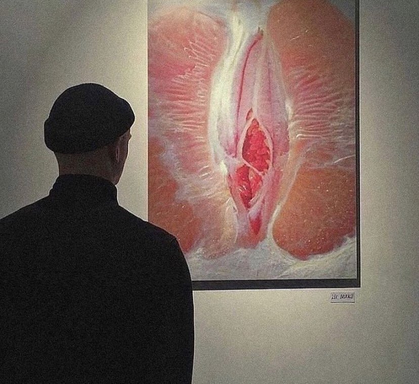 这幅作品仿佛看到了自己内心深处的秘密。 
