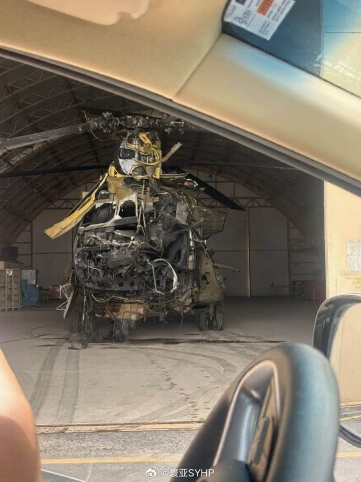 美军支奴干直升机遭袭被毁这是伊朗无人机袭击科威特布赫林营地，一架美国陆军CH-4