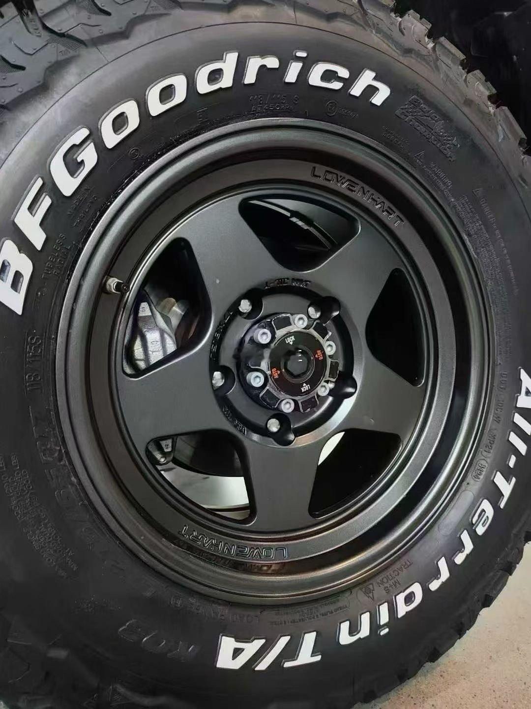 日本LOWENHART RC05轮毂17寸 8.5J ET-15 5h150 哑