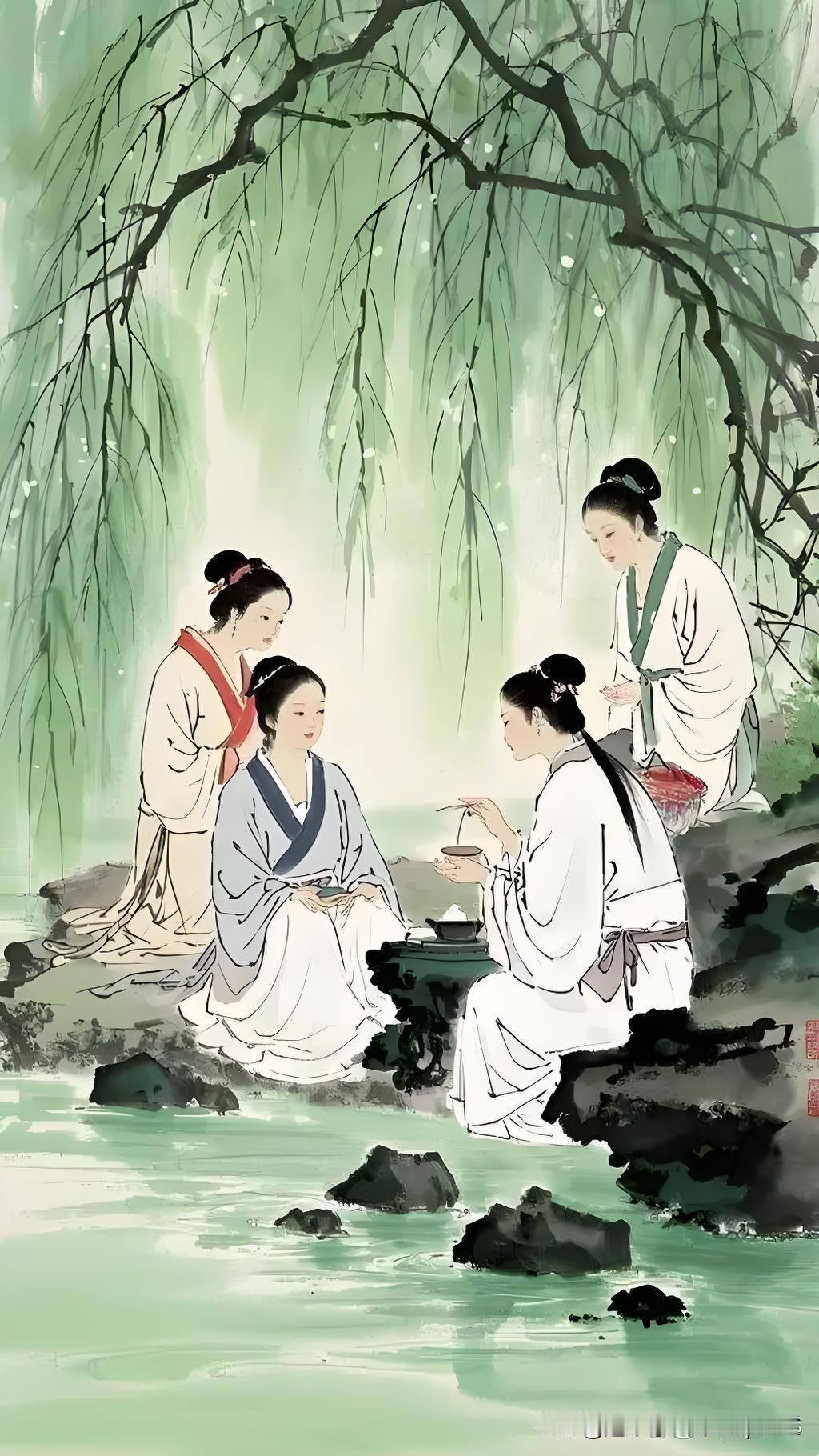 《烹北苑茶有怀》
——宋·林逋
石碾轻飞瑟瑟尘，
乳香烹出建溪春。
世间绝品人难