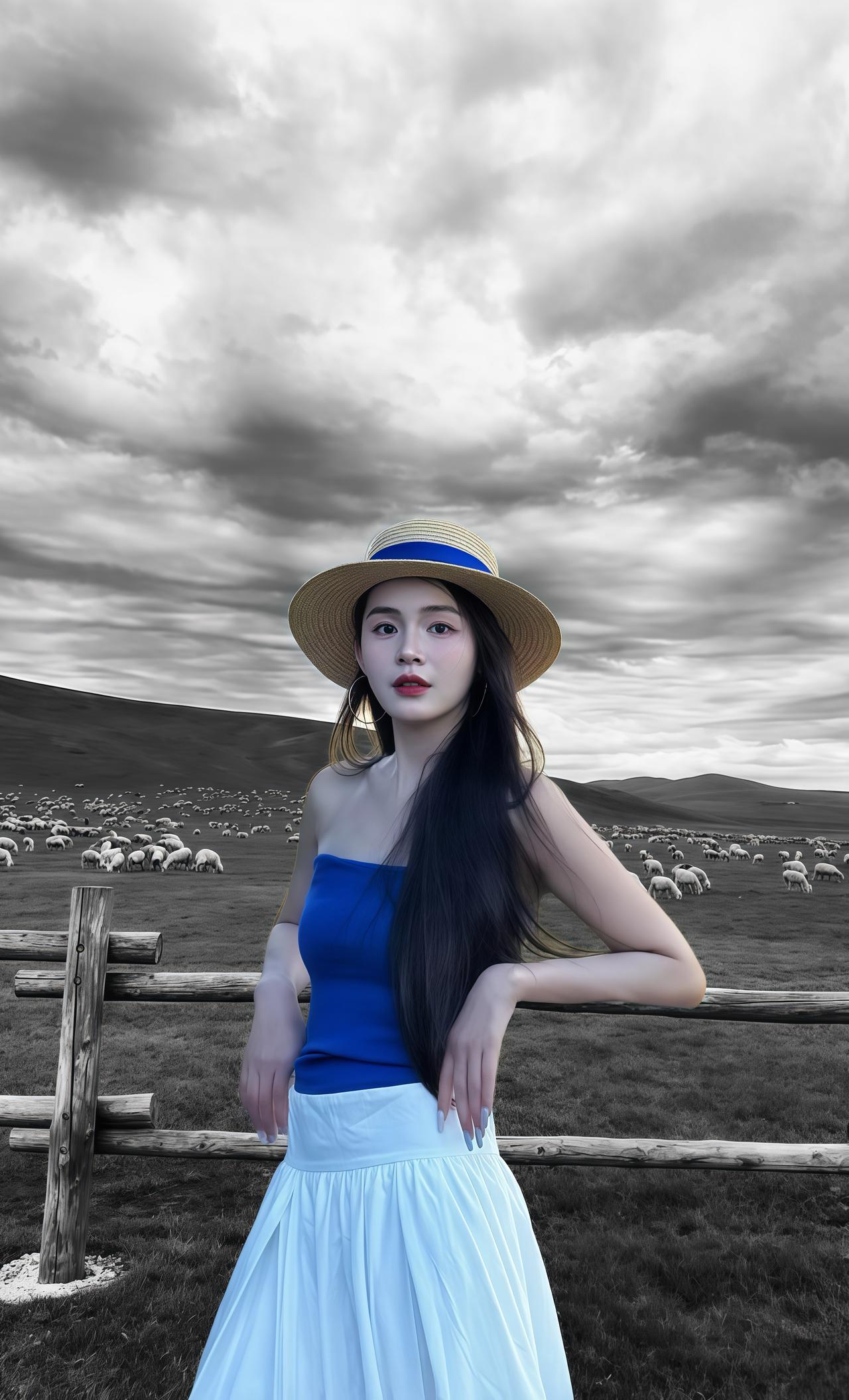 我是你世界里唯一的色彩吗草原氛围感ootd 大草原也太出片了吧