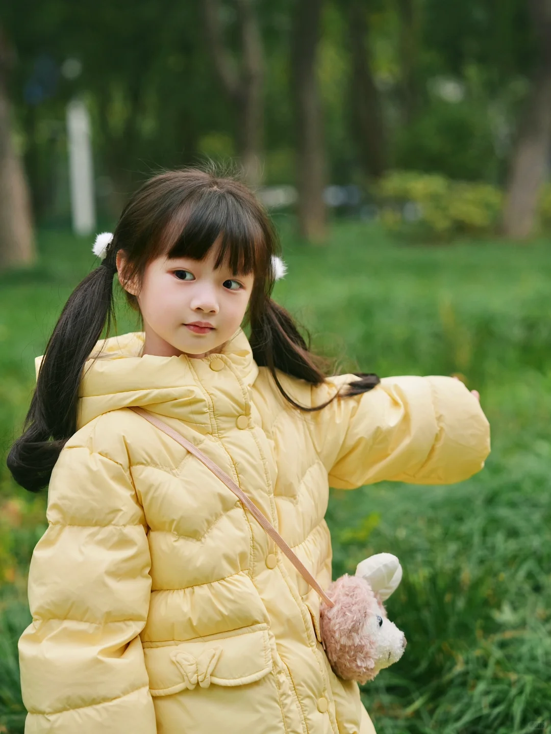 女儿和她的阿贝贝也有落叶翅膀啦🍂附教程‼️