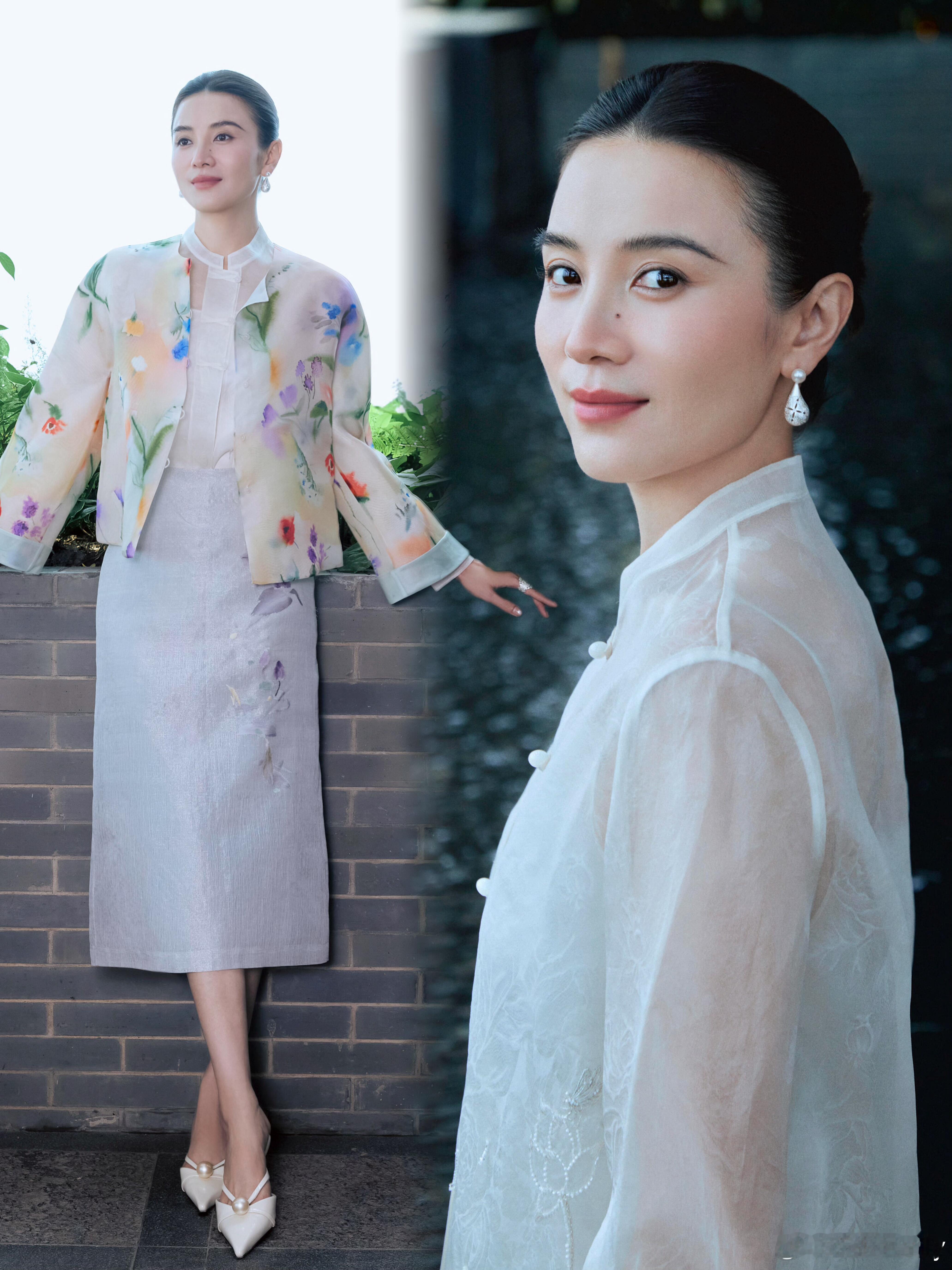 新中式温婉美学，来看宋佳如何演绎 🪭宋佳今日南京LANCY活动三组造型首套探店