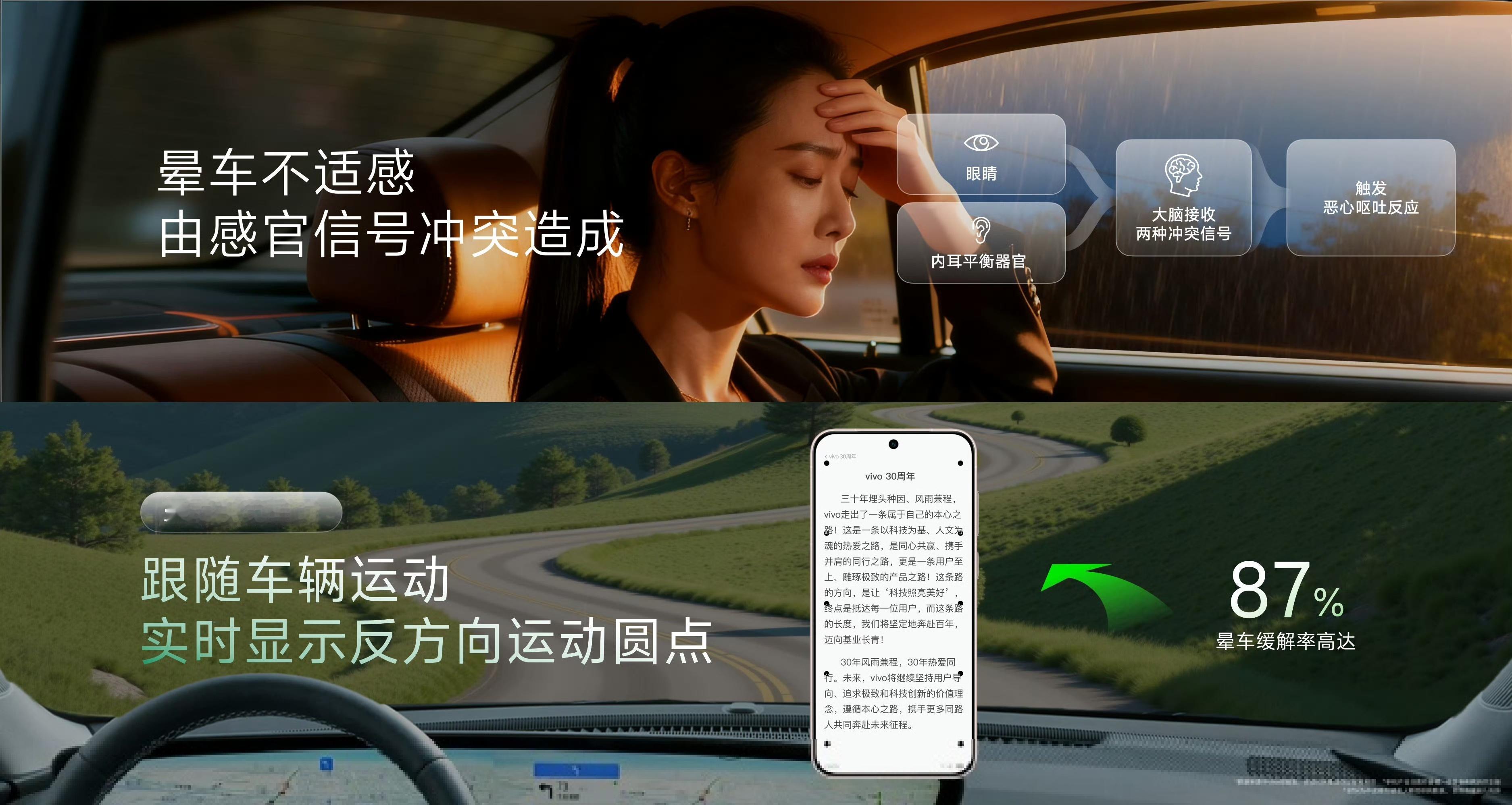 2025vivo开发者大会vivo也有晕动视觉辅助了，亲测有用！ ​​​