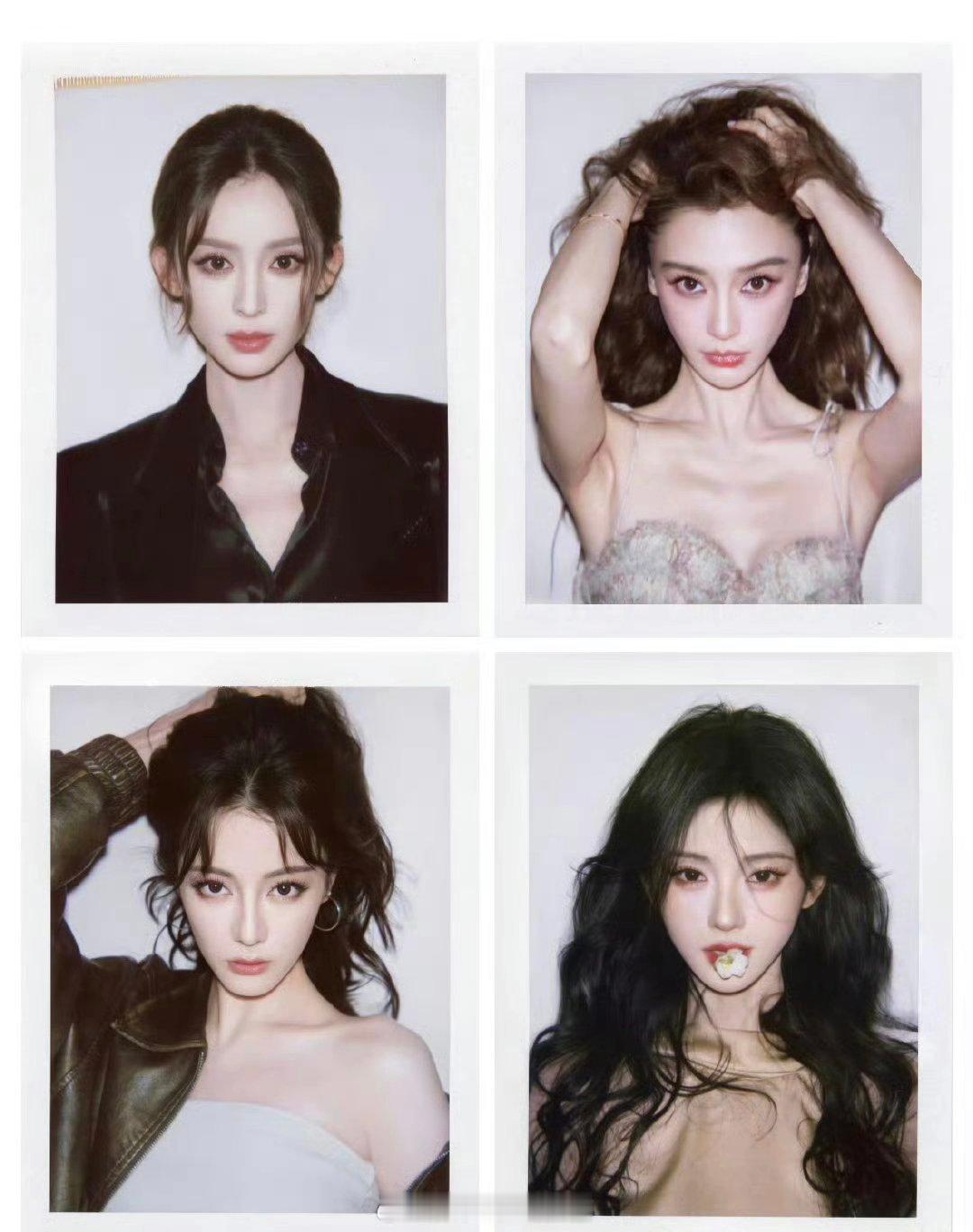 摄影师认证的最美的四张撕拉片古力娜扎、angelababy，迪丽热巴、鞠婧祎 