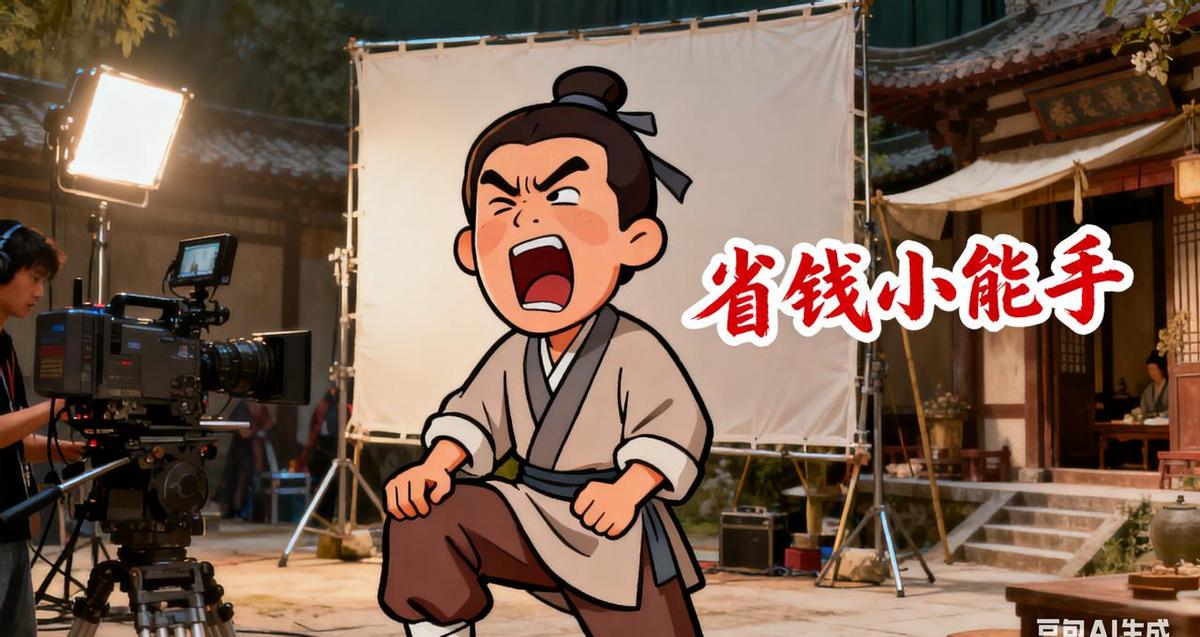 于正亲自上阵演客栈掌柜，一天拍完三场戏，47句台词，没请外援。
不是省钱，是这张