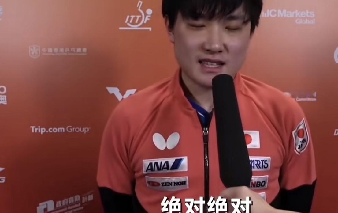 这家伙张本智和为了在日本可以永久被喜欢，也是拼了的！连接受日媒采访的时候都是引用
