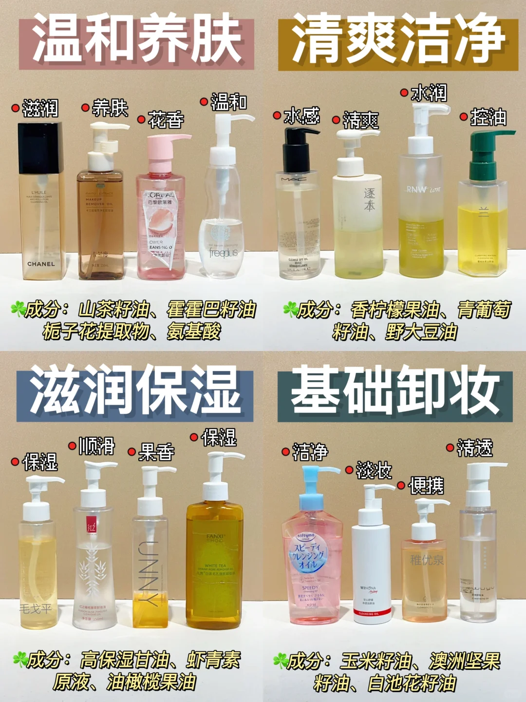 穷鬼直接冲‼️热门新品养肤卸妆油别踩坑