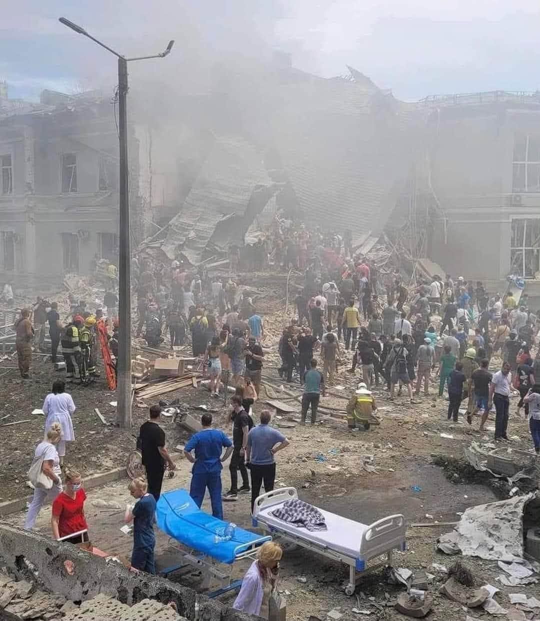 🕯今天，7月8日，是俄罗斯对乌克兰国家儿童专科医院“奥赫马特迪特”发动蓄意导弹
