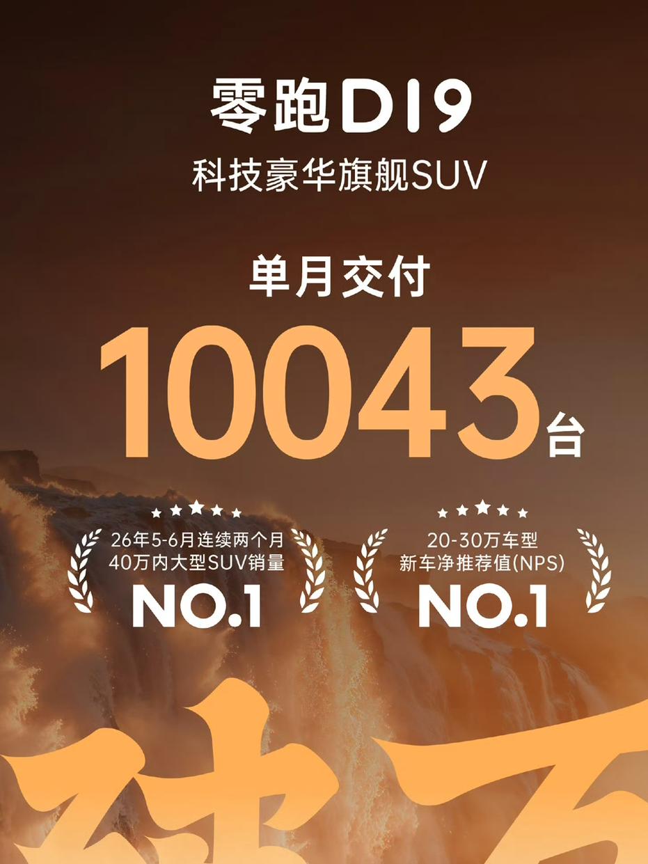 该来的还是来了，零跑这个销量，别说新势力，都能跟一些头部的传统自主品牌掰手腕了[