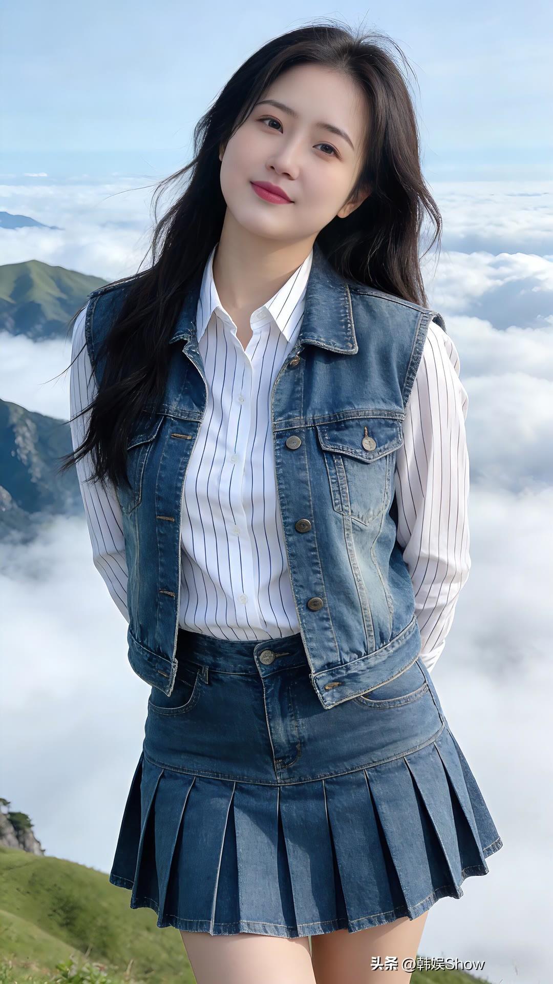 军师怎么追？有哪些女生日常好看穿搭可以借鉴时尚穿搭 美女 牛仔裙