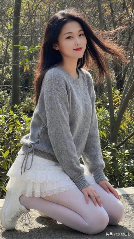 温柔少女，浅笑嫣然，岁月静好。