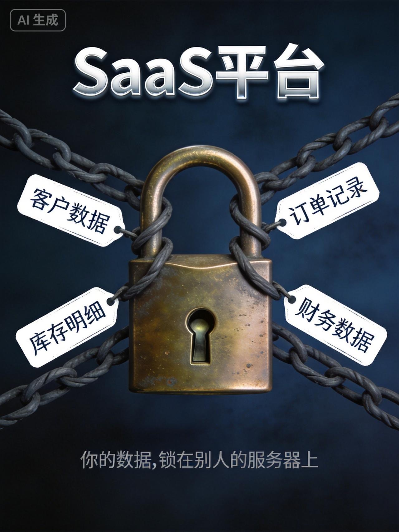 中小企业上系统最大的坑，不是花钱。是数据被绑架。

我接触过一个做贸易的老板，用