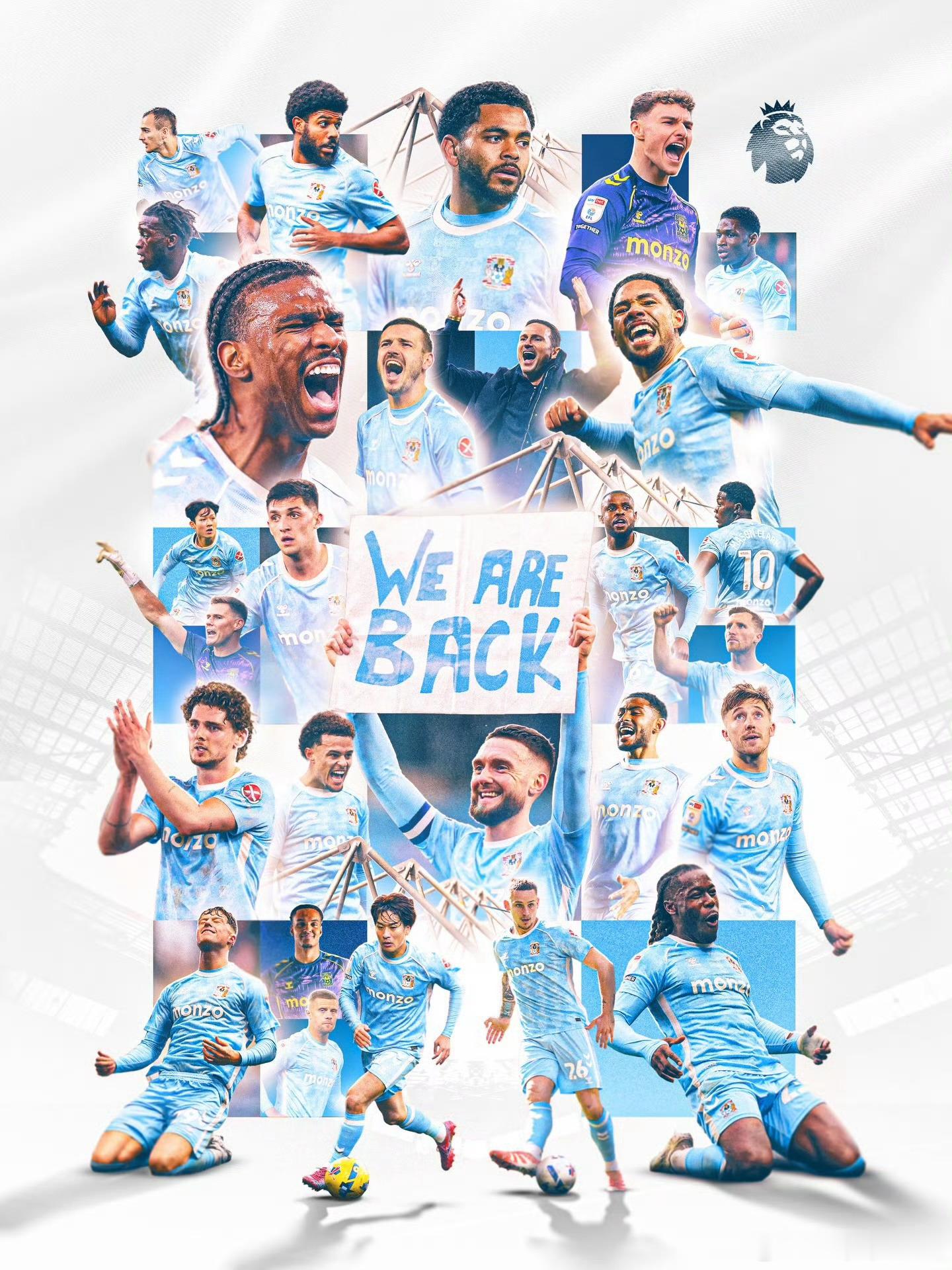 神灯闪耀英冠 兰帕德带领考文垂提前三轮冲超 时隔25年重返英超4月18日凌晨，英