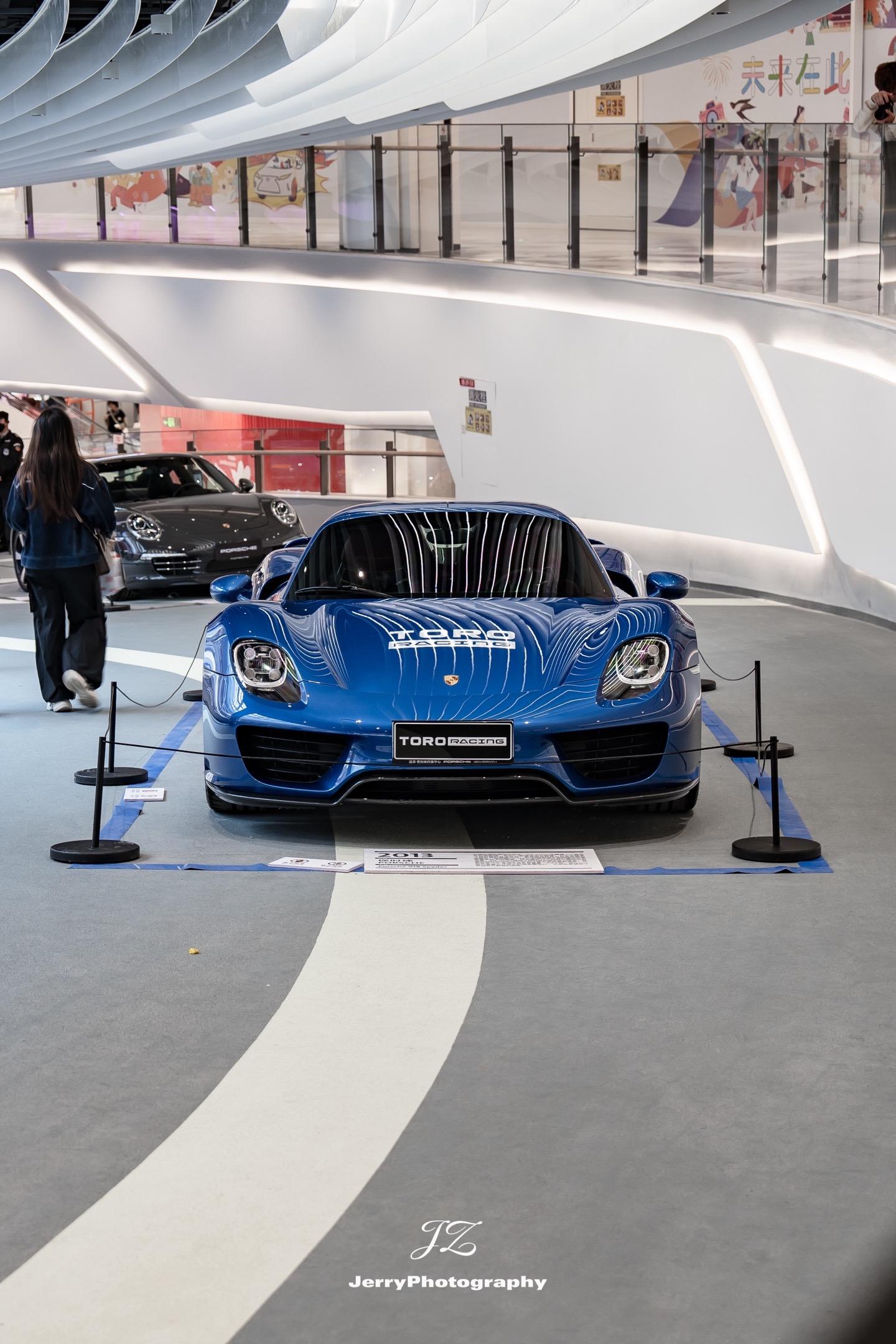 Porsche 918 Spyder.内地唯二Sapphire Blu...