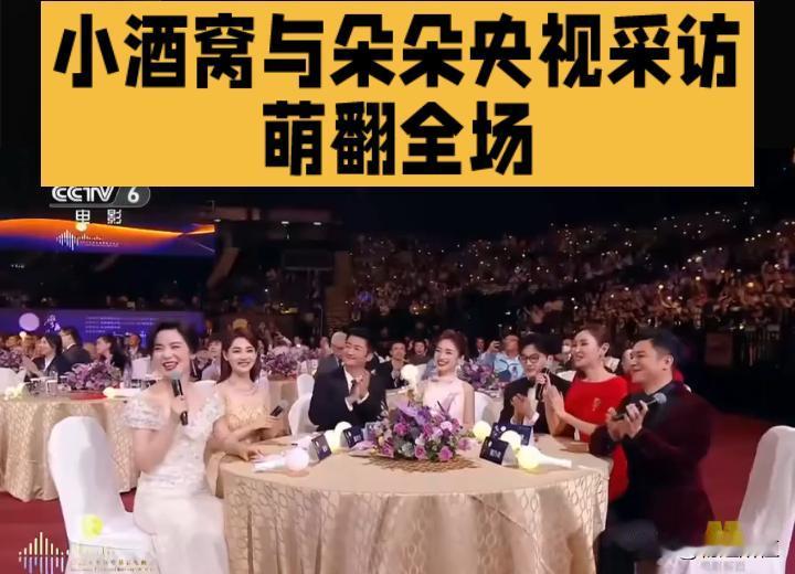 在大湾区晚会的央视采访中，小酒窝与朵朵这对小搭档一登场，便以“活泼+稳重”的反差