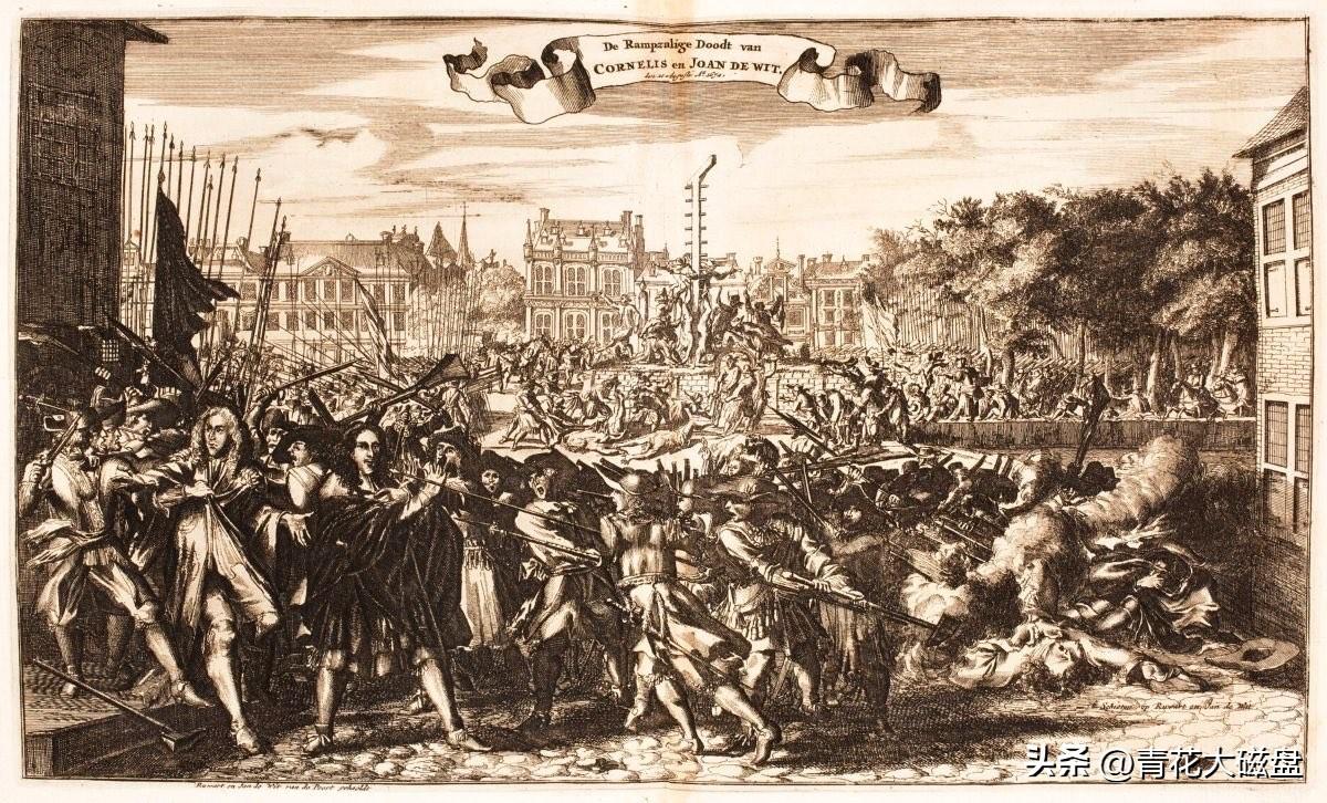 353年前，荷兰首相被民众吃了。
这是荷兰历史上非常有名的德·维特兄弟事件。
约