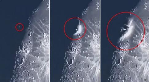韩国卫星传回SpaceX火箭撞击月球前后景象

韩国一颗名为“达努里”号的卫星，