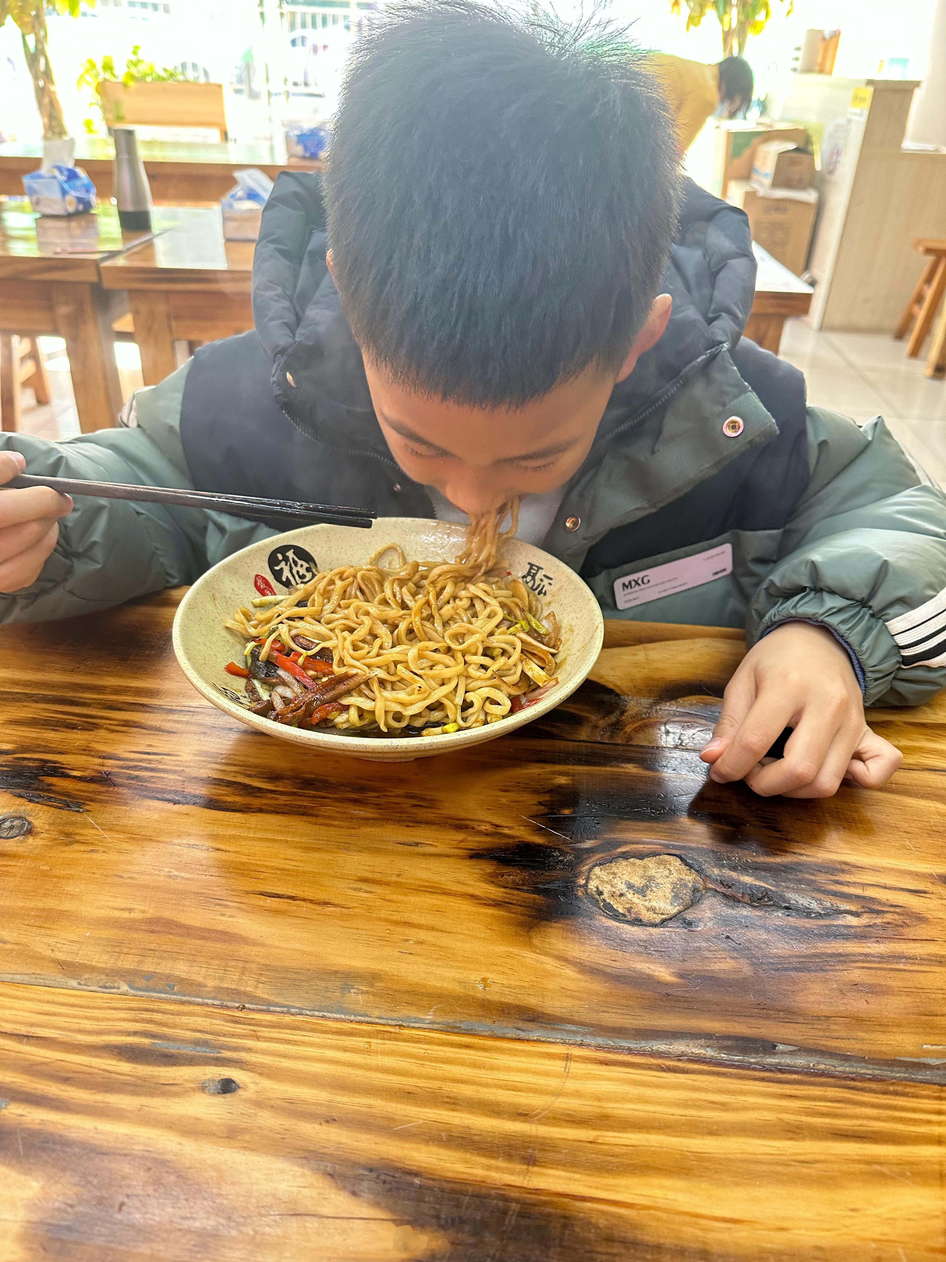 发烧39.5度还要来吃鳝丝面 ​​​