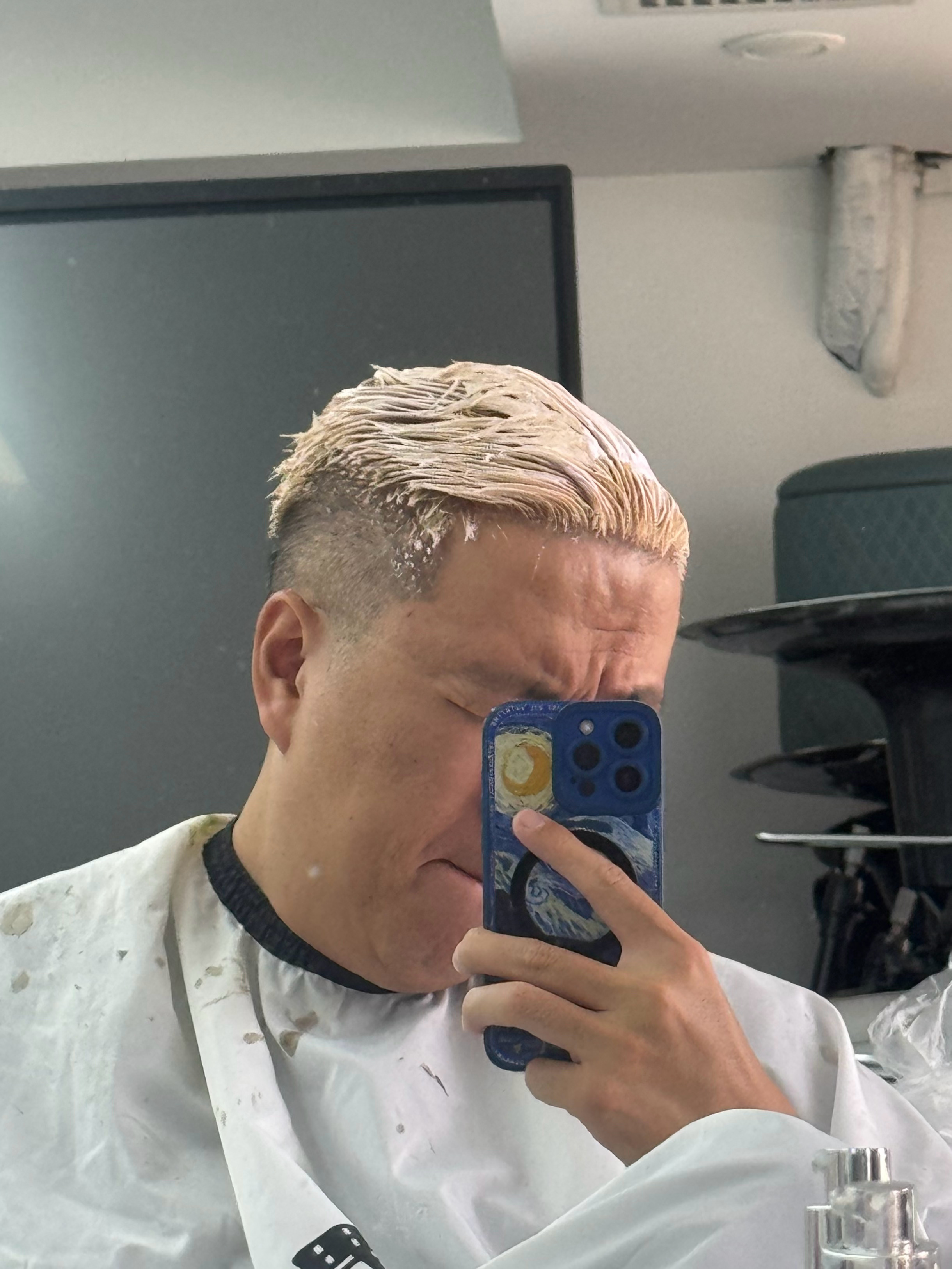 80后的叛逆与不羁，调个啥颜色？还是就这样了？ 粉油背头？李楠说道 北京