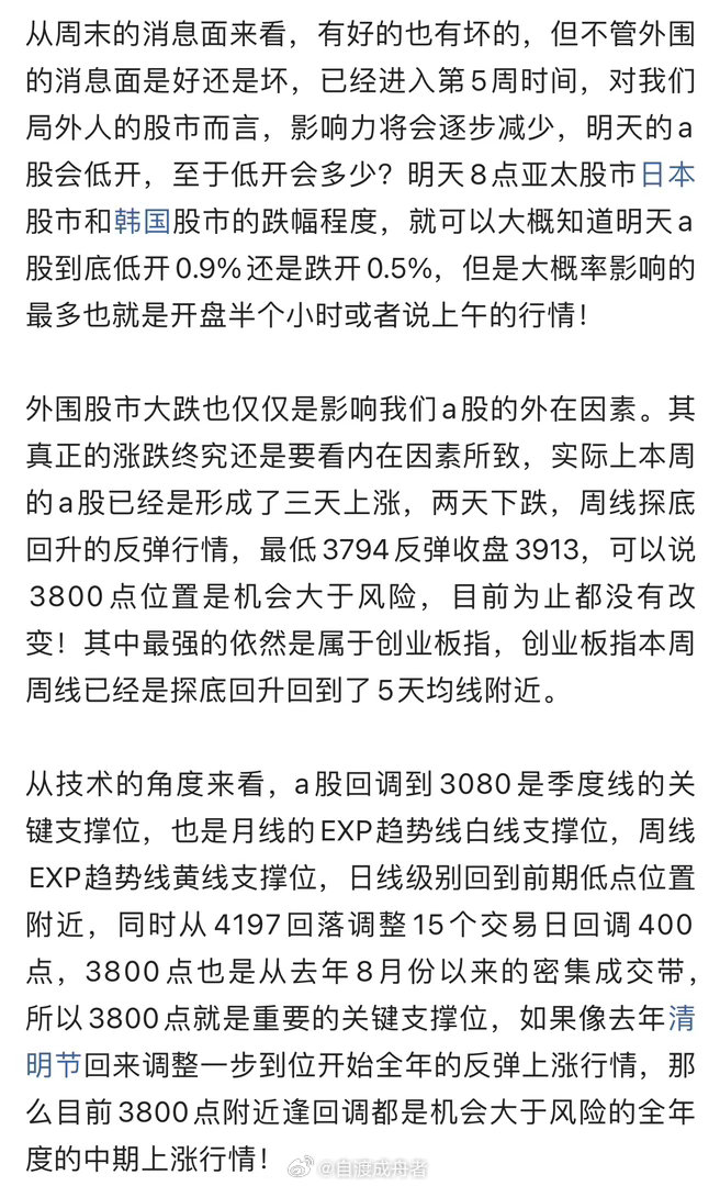 受周五晚间美股大跌等因素影响，3月30日A股大概率会低开，但在政策利好等因素支撑